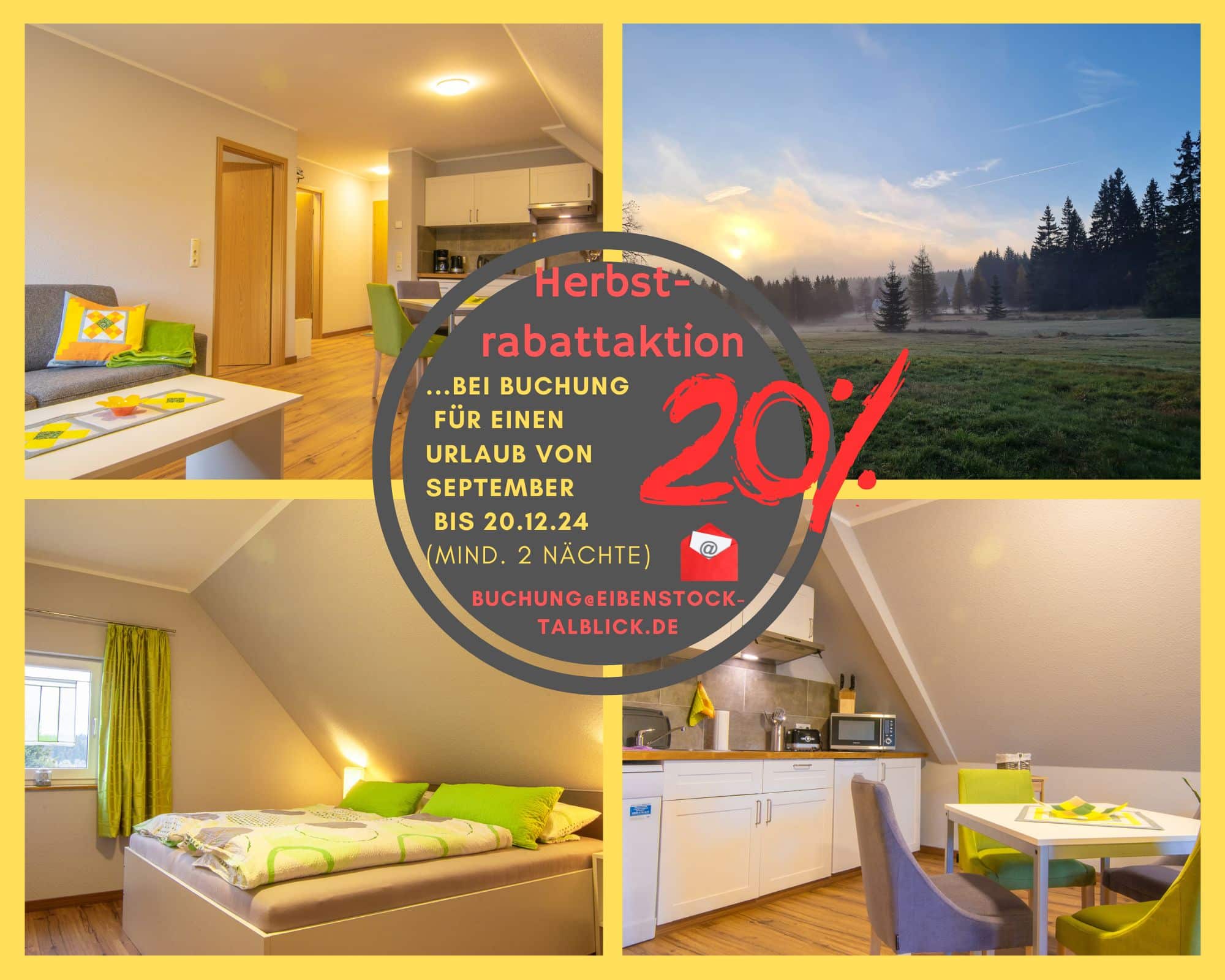 20% Rabatt auf Urlaub im Erzgebirge 